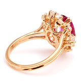 Vintage, 1980s ruby & diamond cluster ring