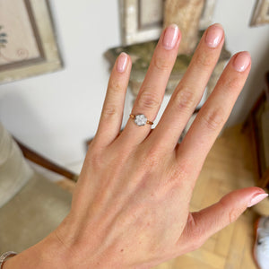 Vintage, 1940s diamond cluster ring