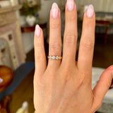 Vintage, 1980s diamond engagement ring