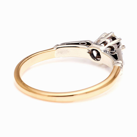Antique, Edwardian diamond engagement ring