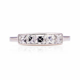 Vintage, Art Deco diamond five-stone ring