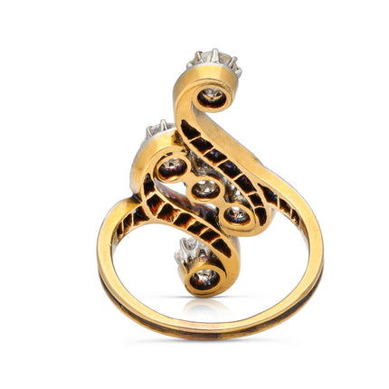 Art Nouveau Diamond Engagement Ring