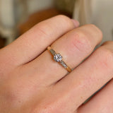 Vintage, 1940s diamond engagement ring
