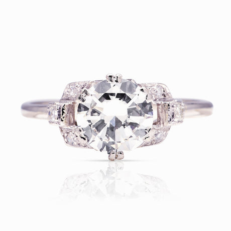 Vintage, 1930s diamond engagement ring