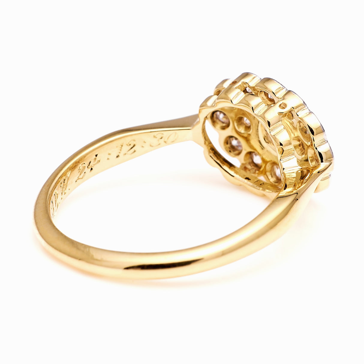 Vintage, 1930s diamond cluster ring