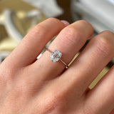 Antique, Edwardian old-cut diamond solitaire ring