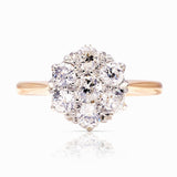 Antique, Edwardian diamond cluster ring