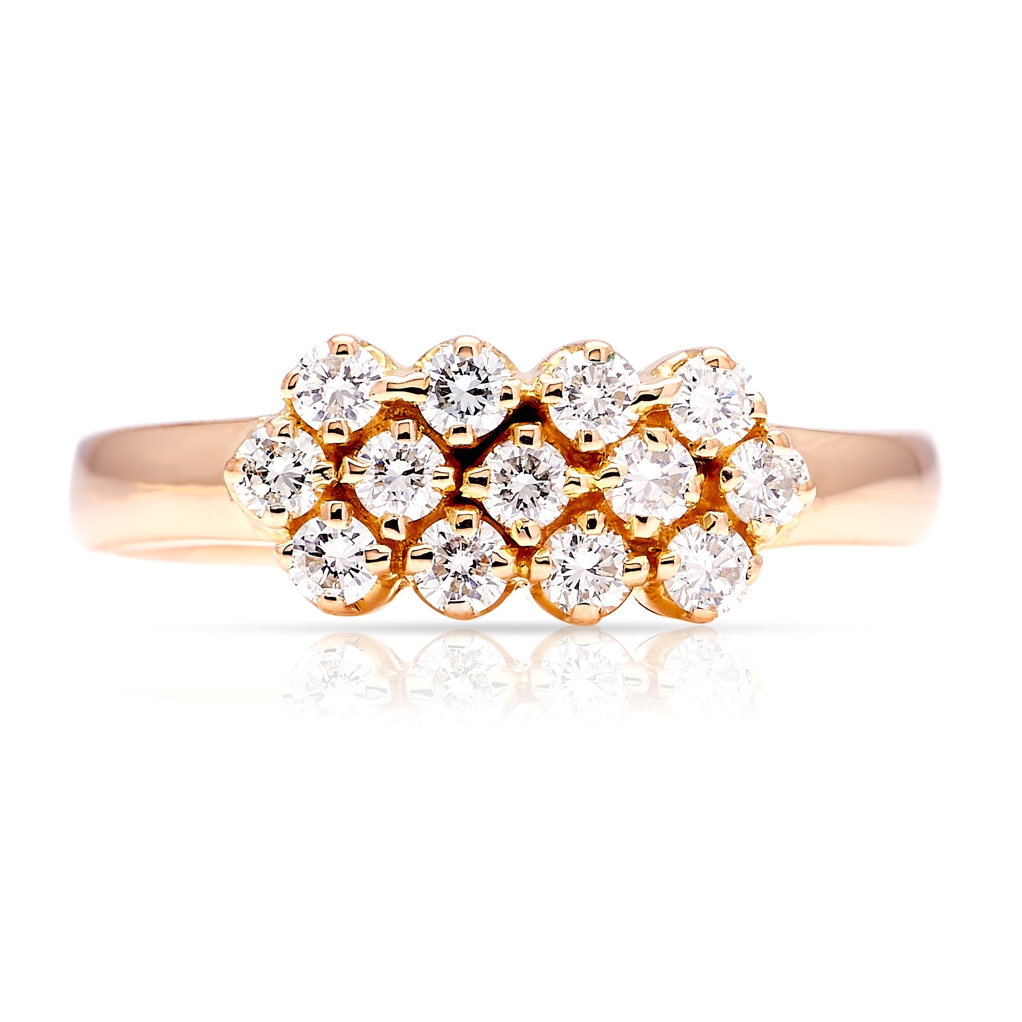Vintage, 1990s diamond dress ring