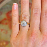 Vintage, 1930s diamond cluster ring