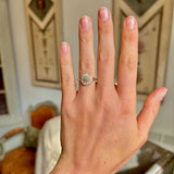 Antique, Edwardian diamond cluster ring