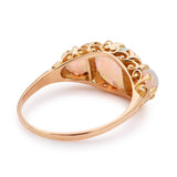 Antique, Victorian opal three-stone ring
