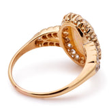 Antique, Victorian opal & diamond cluster ring