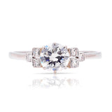 Vintage, 1930s diamond engagement ring