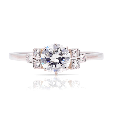 Vintage, 1930s diamond engagement ring