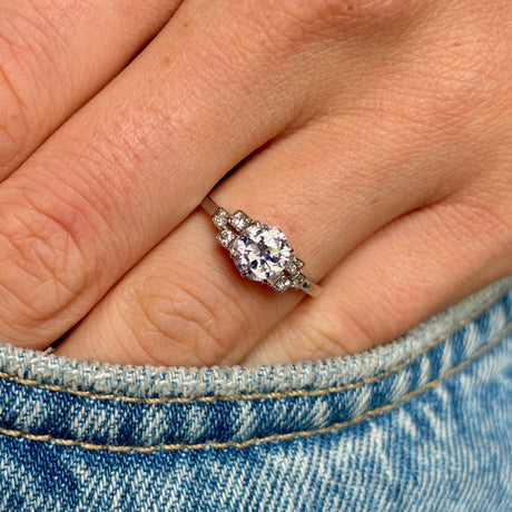 Vintage, 1930s diamond engagement ring