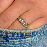 Antique, Victorian five-stone diamond ring