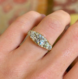 Antique, Victorian five-stone diamond engagement ring