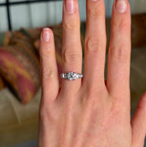 Vintage, Art Deco 0.95ct diamond engagement ring