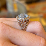 Antique Ottoman Empire 4ct Rose-cut Diamond Ring – Circa 1890