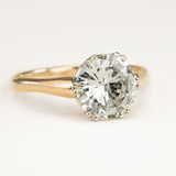 Vintage, 1950s diamond solitaire engagement ring