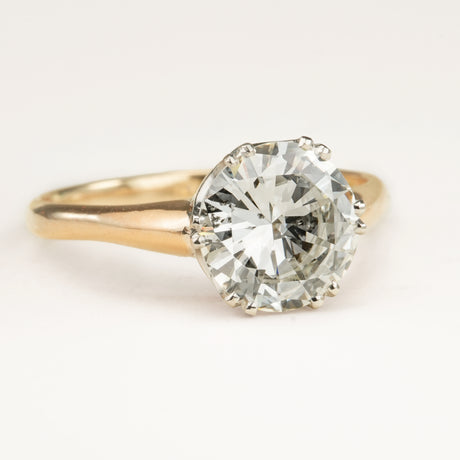 Vintage, 1950s diamond solitaire engagement ring