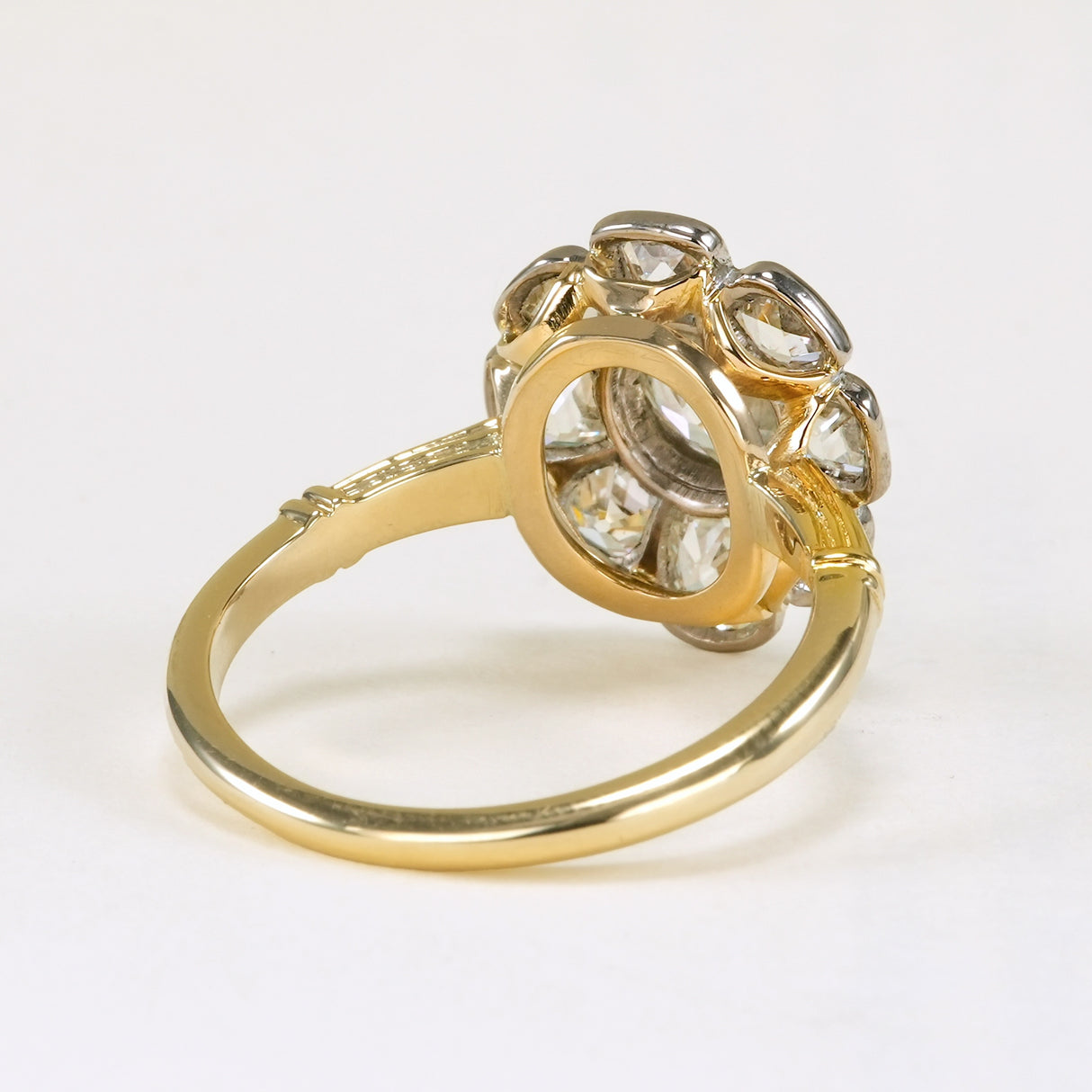 Vintage, 1950s diamond cluster ring