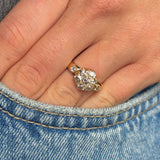 Antique, Edwardian diamond cluster ring