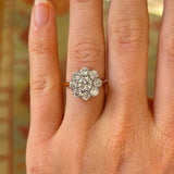 Vintage, 1930s diamond cluster ring