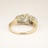 Antique, Victorian old-cut diamond three-stone ring
