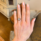 Antique, 19th century, Ottoman Empire rose-cut diamond solitaire ring