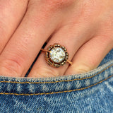 Antique, 19th century, Ottoman Empire rose-cut diamond solitaire ring