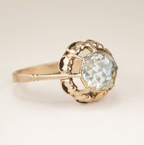 Antique, Ottoman Empire diamond solitaire ring