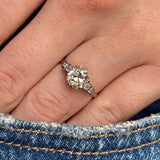 Vintage, Art Deco diamond engagement ring