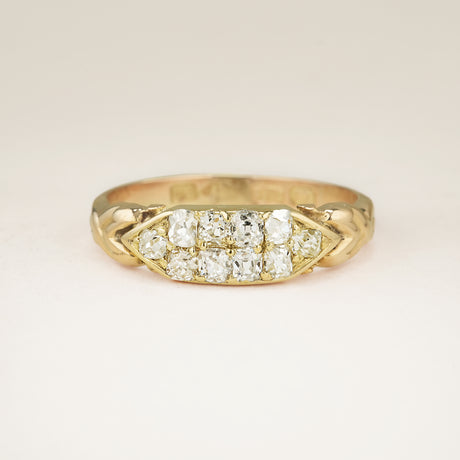 Antique, Edwardian double row diamond band