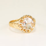 Antique, Late-Victorian rose-cut diamond solitaire ring