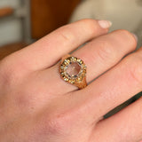 Antique, Victorian & 18th century rose-cut diamond solitaire ring
