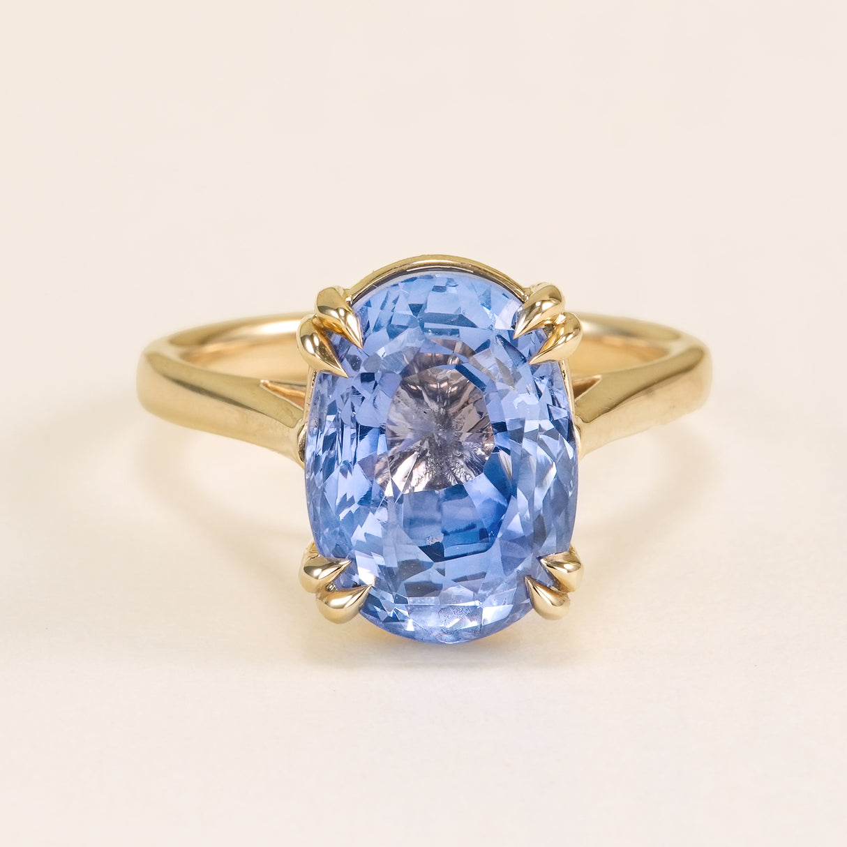 Blue sapphire cocktail ring