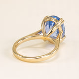 Blue sapphire cocktail ring