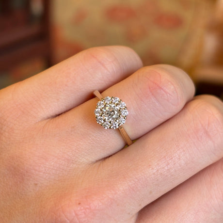 Diamond cluster ring