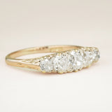 Antique, Victorian diamond five-stone ring