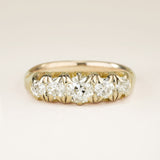 Antique, Victorian diamond five-stone ring