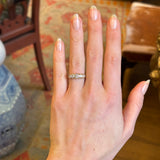 Antique, Victorian diamond five-stone ring