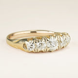 Antique, Victorian diamond five-stone ring