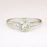 Vintage, 1920s diamond solitaire ring