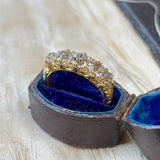 Antique, Victorian diamond five-stone ring