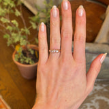 Antique, Victorian diamond three-stone engagement ring