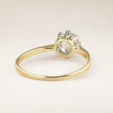 Antique, Edwardian diamond solitaire engagement ring