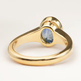 Vintage, 2000's sapphire solitaire ring