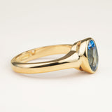 Vintage, 2000's sapphire solitaire ring