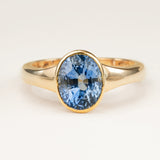 Vintage, 2000's sapphire solitaire ring